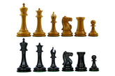 Emil Kemacny 1892-93 Reproduction Staunton Chess Set in Ebony/Antiqued Box wood