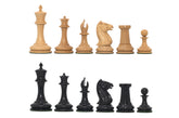 Morphy Cooke 1849-50 Vintage 3.5" Reproduction Chess Set in Non-Antiqued Boxwood & Ebony