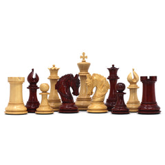 The Roman Britons Artisans Series 4.4" Luxury Staunton Chess Set in African Padouk/Boxwood
