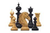 The Arthurian Series 4.4" Luxury Artisan Ebony Wood Chess Pieces