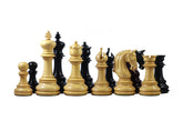 Alexandria Series 4.5" Premium Staunton Ebony Chessmen