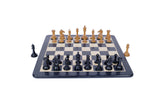 Antique Warrior 4" Chess Set in antiqued box wood and ebony wood