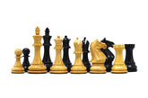 Queens Gambit Fierce Series Chess Set 4" Staunton Chess Set - Ebony & Boxwood