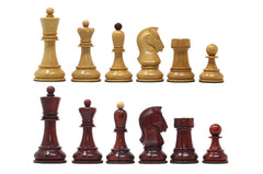 The Fischer Dubrovnik 1970 Upgraded Version Chess set in Padouk & Natural Boxwood