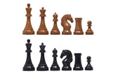 The Herman Steiner Commemorative Series Chess Pieces in Antiqued Boxwood and Ebony - 5.0" King
