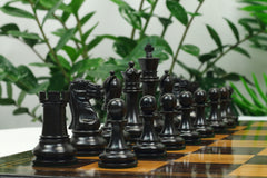 Reproduction BCC 1900-01 Edition Staunton Stroud Club Size 4.4" Natural Boxwood & Ebony Chessmen