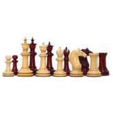 Macedon Series Luxury Staunton 4.4" Boxwood and Bud Rosewood wood Chess set