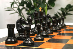 Soviet USSR Moscow 1925 Historical Reproduced 4" Chess set in Ebony & Natural Boxwood