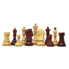 The Fischer Dubrovnik 1970 Upgraded Version Chess set in Padouk & Natural Boxwood
