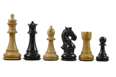 Bridle Series 4.5" Premium Staunton Chess Set in Ebony and Box wood