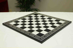 Artistry Chess Board Square size 2.25" X 2.25" Black and White in Matte Finish for 4" to 4.25" Chess Set