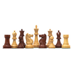Fischer-Spassky / 1972 World Championship 3.75" Acacia Chessmen