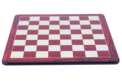 Chess Board with Square size 2.5" in African Padouk and Box wood Look