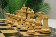 Winchester Series 4" Luxury Staunton Chess Pieces - Ebonised Wood