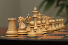 Nathaniel 1849 Antique Reproduction Vintage 3.75" Natural/Mahogany Boxwood