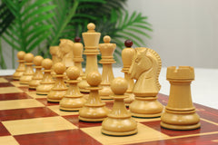 The Fischer Dubrovnik 1970 Upgraded Version Chess set in Padouk & Natural Boxwood