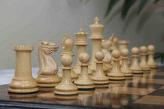 1849 Early Version Reproduced 4.4" Chess Set in Natural Boxwood/Ebony