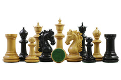 Danum Series 4.4" Premium Staunton Chess Set in Ebony Wood