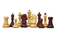 The Fischer Dubrovnik 1970 Upgraded Version Chess set in Padouk & Natural Boxwood