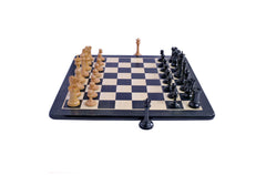 B & Company Reproduction 4.4" Staunton Ebony/Boxwood Chess Set