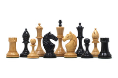 Soviet USSR Moscow 1925 Historical Reproduced 4" Chess set in Ebony & Natural Boxwood