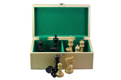 Wooden Storage Box for 4" King Height Chess Set in Maple wood