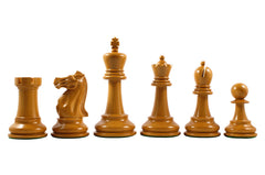 Jaques Reproduction 4" Circa 1900-05 Staunton Chess Set Antiqued/Ebonised Boxwood