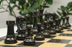 Winchester Series 4" Luxury Staunton Chess Pieces - Ebonised Wood
