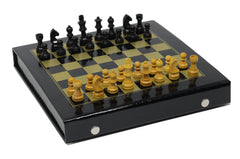 Leatherette Magnetic Self Storage Chess Box