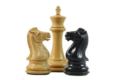 Small Club Collector Series 3" Luxury Staunton Ebony Wood Chess Set