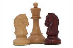 Dubrovnik 1950 Vintage 3.75" Reproduction Chess Set in Padouk Wood