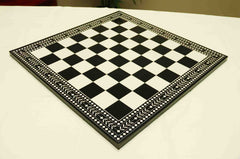 Artistry Chess Board Square size 2.25" X 2.25" Black and White in Glossy Finish for 4" to 4.25" Chess Set