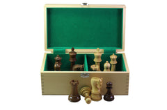 Wooden Storage Box for 4" King Height Chess Set in Maple wood