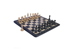 Aristocrat Series Ebony Staunton 4.1" Chessmen with Board