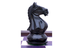 Queens Gambit Fierce Series 3" Premium Staunton Chess Set - Ebonised Boxwood