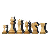 Regal Series Luxury Staunton 4.4" Chess Set in Ebony & Boxwood