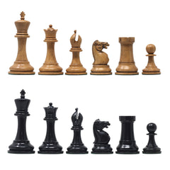 The Jaques Tournament Anderssen “Drop-Jaw” Replica Chessmen – 4.4" King