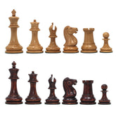 Nathaniel 1849 Antique Reproduction Vintage 3.75" Natural/Mahogany Boxwood