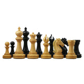 Attica Series Premium Staunton 4" Chess set in Ebony and Box wood