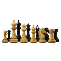 Attica Series Premium Staunton 4" Chess set in Ebony and Box wood