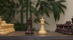 Dubrovnik 1950 Vintage Reproduction 3.75" Chess set in Mahogany