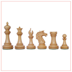 Regal Series 4" Padouk Wood Chess Pieces