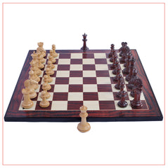 Mecadon Series 4.4" Padouk Wood Staunton Chess Set