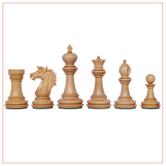 Regal Series Luxury Staunton 4" Chess Set in Ebony wood