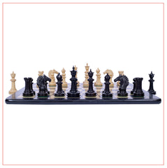 Mecadon Series 4.4" Ebony Wood Staunton Chess Set