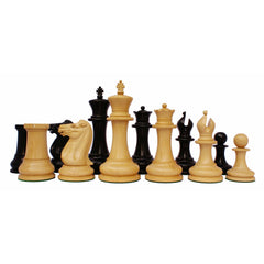 Jaques Reproduction 1870-75 Wooden Chess Pieces Ebony/Boxwood