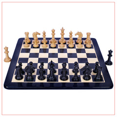Mecadon Series 4.4" Ebony Wood Staunton Chess Set