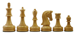 Augusta Series 4.125" Premium Staunton Chess Set in Ebony and Box Wood