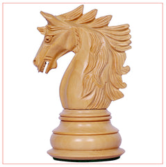 Chelics Series 4.4" Luxury Staunton Chess Pieces in Padouk and Boxwood