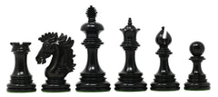 Strachan Series Luxury Staunton 4.25" Ebony Chess Pieces